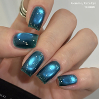 Suuseegel – Kit de vernis gel UV effet œil de chat Moonlight Gemini 12 couleurs, haute qualité, ODM/OEM, pour nail art et fournitures pour ongles