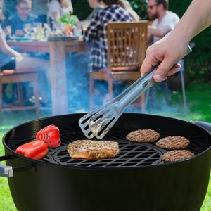 <span class=keywords><strong>Grille</strong></span> de cuisson enduite d'émail de porcelaine noire robuste pour la cuisine extérieure d'oeufs verts et de barbecues - Product Image 2