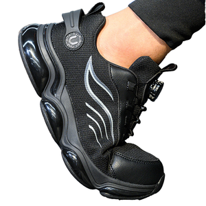 Chaussures de sécurité pour hommes DUNGU, bottes basses confortables, résistantes à l'eau, antidérapantes, protection industrielle, été/hiver, embout en acier - Product Image 4