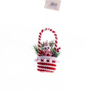 Cestas de Regalo Navideñas al por Mayor, Adornos de Muñeco de Nieve y Oso Polar para Centros Comerciales, Hoteles, Restaurantes, Decoración Navideña para Escaparates - Product Image 6