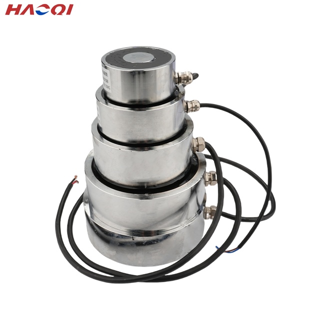 12V 24V DC 120kg Pulling Force Cylinder Round Electromagnet Permanent Lifting Electromagnet