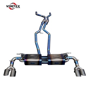 Sistema de Escape Catback de Aleación de Titanio Vortex para Cayenne 958 4.8 2010-2016, Accesorios de Rendimiento Automotriz - Product Image 1