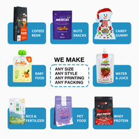 Custom Design Lege Noten Havermout Snack Cashewnoten Pistachenoten Amandelen Plastic Verpakking Doypack Stand-Up Bags Zakjes Met Ritssluiting