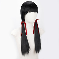 Anime Cosplay Perruque avec Twin Tails et Broken Bangs perruque