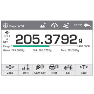 듀얼 레인지 분석 저울 30g/0.01mg + 100g/<span class=keywords><strong>0.1mg</strong></span> 터치스크린 내부 캘리브레이션 - Product Image 5