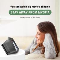 Support pliable F2 pour agrandisseur d'écran de téléphone portable, amplificateur et extenseur d'écran vidéo pour affichage de films 3D