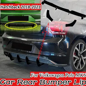 Protector de Parachoques Trasero para Polo MK6 2018-2021 Hatchback, Difusor Inferior, Accesorios para Carrocería - Product Image 1