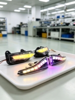 Nouvel ensemble de feux de jour séquentiels RGB étanches 12V pour rétroviseurs et pare-chocs avant INFINITI Q50 2014-2021
