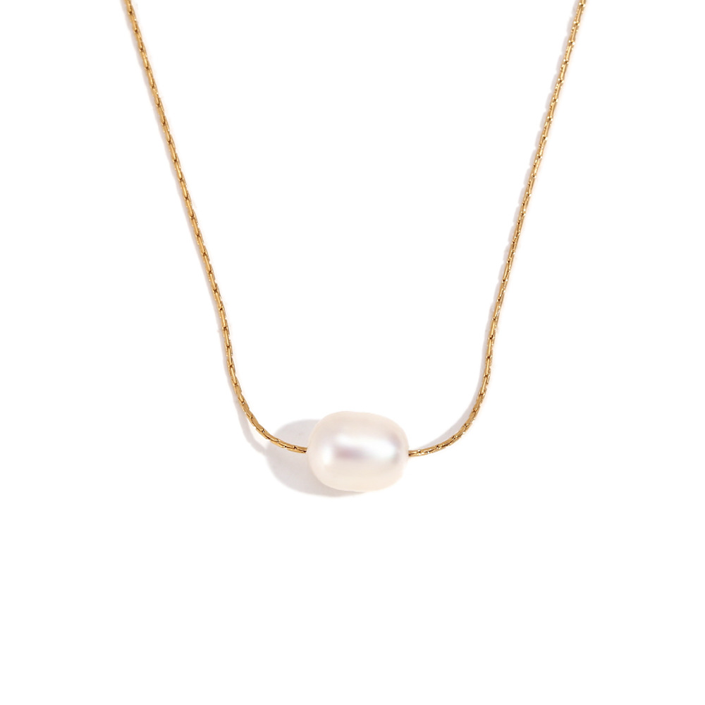Water Pearl Pendant Necklace