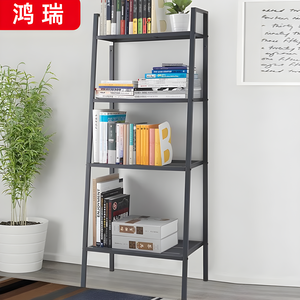 Étagère à livres de <span class=keywords><strong>style</strong></span> <span class=keywords><strong>industriel</strong></span> rétro, étagère à livres en forme d'échelle, support de plante en métal, étagère de jardin pour pot de fleurs, présentoir - Product Image 2