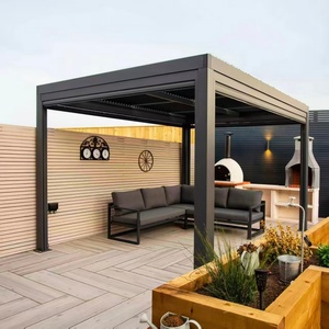 Gazebo de Lujo Yimu de Aleación de Aluminio con Protección Solar Impermeable, Diseño Duradero y Anticorrosión para Decoración de <span class=keywords><strong>Villas</strong></span> y Patios - Product Image 1