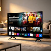 Téléviseur LED intelligent Full HD 55 pouces, Android, 60 Hz, écran IPS, connexion Wi-Fi, norme de réception PAL, paiement par carte de crédit accepté