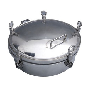 Couvercle <span class=keywords><strong>de</strong></span> <span class=keywords><strong>trappe</strong></span> sanitaire rond en acier inoxydable SS304 SS316L pour accès aux réservoirs d'eau - Product Image 4