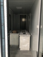 Su Geçirmez Küçük 20Ft 40Ft Genişletilebilir Konteyner Prefabrik Ev Nakliye Prefabrik Banyo Ev İnşaatı Emlak Villa