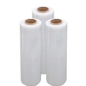 Factory Supply Wholesale Transparent Manual Stretch Wrapping LidPE Cling Film Protective Industrial Packaging Wrap Package Use