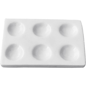 Đĩa Phản Ứng Gốm 6 LỖ Màu Trắng Đĩa Nhỏ Giọt Vật Lý Và Hóa Học Sứ Đo Màu Tốt - Product Image 5