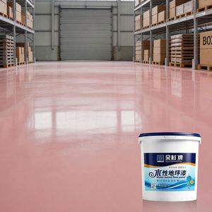 Duoshan Elegant Pink Water-based Epoxy Floor <b>Paint</b> Wear Resistant Anti-slip Interior Floor Coating Multi-Application for - Product Image 3