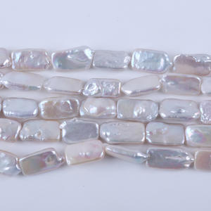 Perlas Barrocas Naturales de Agua Dulce de 11-12 mm, Perlas Sueltas con Orificio Recto de Doble Cara para Hacer Collares y Pulseras, Venta al por Mayor - Product Image 5