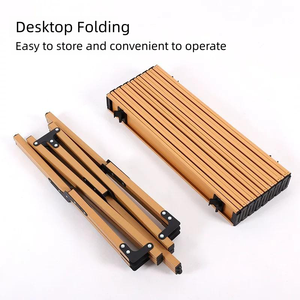 <span class=keywords><strong>Mesa</strong></span> Plegable Blanca de 120 cm, Portátil, Ligera y Moderna, Directo de Fábrica, para Picnics al Aire Libre, Cenas y Uso en Hoteles - Product Image 6