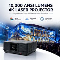 Projecteur professionnel 10000 ANSI Lumens 3LCD avec déplacement de l'objectif et fusion multi-projecteurs