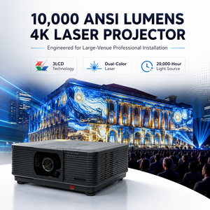 Projecteur professionnel 10000 ANSI Lumens 3LCD avec déplacement de l'objectif et fusion multi-projecteurs - Product Image 1
