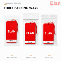 Désodorisant de voiture en papier coton ELAN, parfum personnalisé, à suspendre, parfum intense, longue durée, élimination des odeurs, logo personnalisé pour automobile