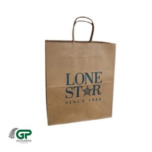 Sac en papier brun miniature personnalisé de qualité supérieure, avec poignée en corde torsadée, cadeau de haute qualité - Product Image 4