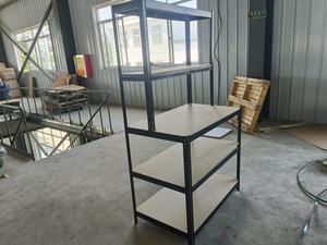 Estantería Metálica de 5 Niveles para Almacén, con Banco de Trabajo, Diseño sin Pernos, Recubrimiento en Polvo, Gran Oferta - Product Image 5