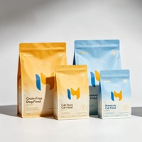 Sac d'emballage alimentaire personnalisé en PE haute barrière, sachet kraft de qualité alimentaire, sac de stockage écologique pour aliments secs pour chats en vrac 5kg 10kg