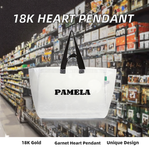 Customizable Eco-Friendly Large Reusable Polypropylene PP Woven Shopping Tote <b>Bag</b> Clear <b>Transparent</b> Custom Heat Transfer Letter - Product Image 3