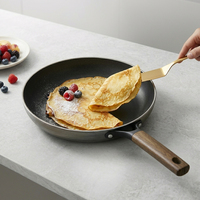 Wok en acier inoxydable de haute qualité, prêt à l'emploi, 10L, ustensile de cuisine en métal durable, pour chefs professionnels