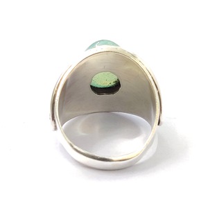 Bague en argent 925 avec chalcédoine aqua, collection artisanale, prix imbattable, magnifique, pierre précieuse, réglable - Product Image 4