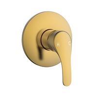 Vente chaude accessoires de plomberie moderne inverseur à levier unique dissimulé douche robinet Valve garniture Kit diviseur douche mitigeur