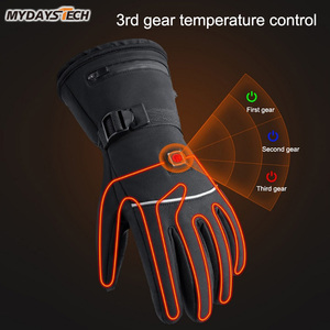 Mydays Tech <span class=keywords><strong>Gants</strong></span> <span class=keywords><strong>chauffants</strong></span> pour l'hiver avec dragonne réglable pour les sports d'extérieur, le cyclisme et le ski. - Product Image 4