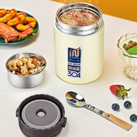 Boîte à lunch Offre Spéciale sous vide en acier inoxydable 18/8 Boîte à bento isolée avec cuillère pliable