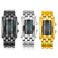 Bracelet de sport numérique en acier inoxydable, montre pour homme, montre habillée, montre-bracelet, Relogio Masculino