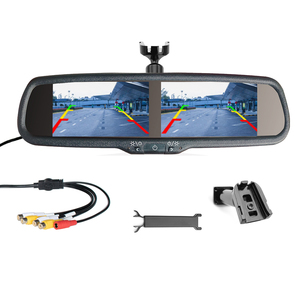 Écran LCD 4.3 pouces double écran moniteur de voiture 4ch <span class=keywords><strong>Av</strong></span> in avec support spécial pour Toyota Jeep Ford <span class=keywords><strong>Honda</strong></span> Nissan - Product Image 1