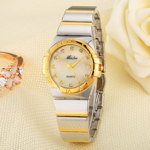 Relojes de Diamantes de Lujo Únicos para Mujer, Relojes Redondos de Oro con Esfera Personalizada, Relojes de Pulsera de Cuarzo de Lujo con Circonitas - Product Image 3