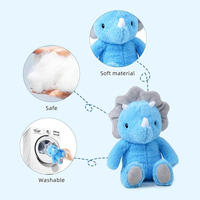 Vente directe d'usine, jouet dinosaure en peluche bleu, animal en peluche super doux, poupée pour cadeau d'anniversaire