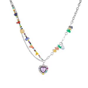 Collana Colorata con Design Cartoon Squisito e Adorabile, un Dolce Accessorio Femminile Perfetto per Valorizzare la Clavicola. - Product Image 3