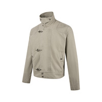 Blouson Bomber à Boucle pour Hommes et Femmes, Vintage, Effet Usé, Toile Classique, Automne, Coupe-Vent
