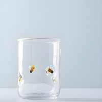 Gobelet à jus en gros, gobelet à jus en verre artisanal, multicolore, bricolage, gobelet en verre à fusion à chaud, styles multiples, verres à boire iconiques