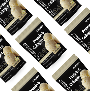 ผงคอลลาเจนสูตรวานิลลาแบบใหม่ผงโปรตีนโปรตีนโปรตีนปั่นบางมื้อผงวานิลลาคอลลาเจนผงครีมเทียม - Product Image 3