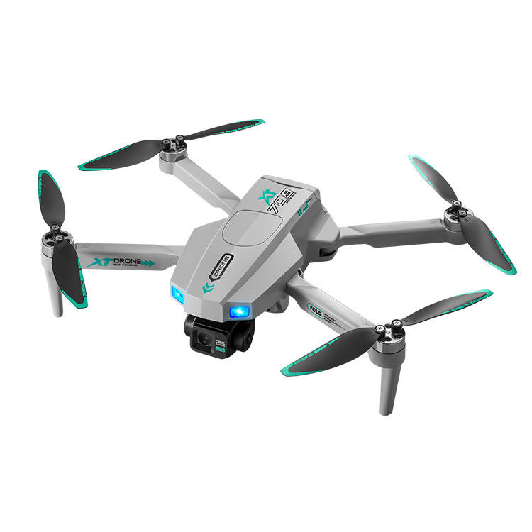Дрон XT709 4K HD с дистанционным управлением, трехосевой шарнирный GPS-экран, препятствие, длительное время автономной работы