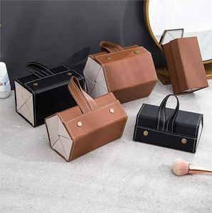 High Quality Pu Leather Hanging Boxes Foldable Jewelry Glasses Accessory <b>Storage</b> <b>Box</b> - Product Image 2