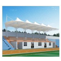 Ements de construction en acier pour personnages de différents formats, coupeur, canopée en porte-à-faux, idéal pour un stade de Football
