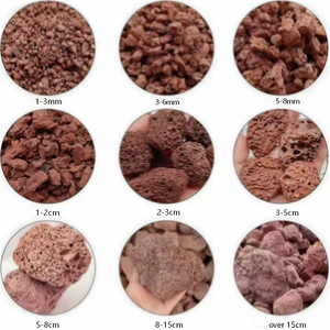 Piedra Volcánica Roja en Oferta, Roca Volcánica Natural para Chimenea, Adoquín Rojo para Decoración de Chimeneas en Casas y Villas - Product Image 3