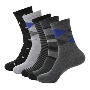 <b>Men</b>’s Custom Logo Dress <b>Socks</b> Wholesale Formal Business Cotton Work <b>Socks</b> in Gift Box Packaging for <b>Men</b> Customized Design - Product Image 2