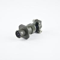 Connecteur circulaire mâle RSHK MS3111F8-3S pour câble, norme MIL-DTL-26482, aérospatial, 3 broches, en alliage cuivre-aluminium, 1200V