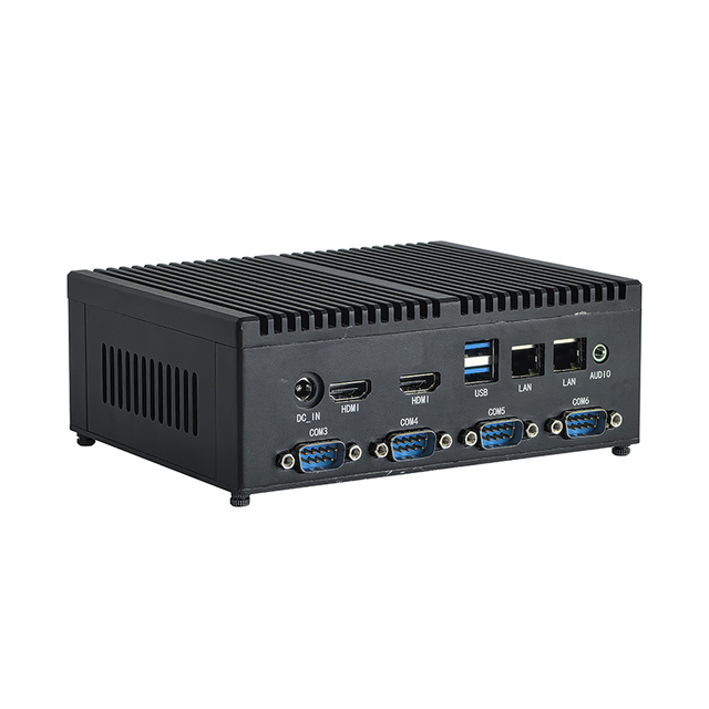 2026 ELSKY OEM M818 Fanless Mini PC I5-6200U Industrial Embedded Micro Computer with Onboard DDR4 4G/8G Portable Desktop Stock